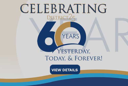District 25 60 Year Celebration